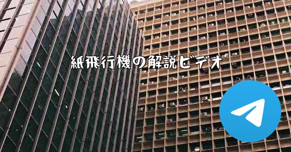 紙飛行機の解説ビデオ