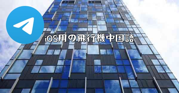 iOS用の飛行機中国語