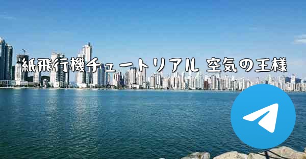 紙飛行機チュートリアル 空気の王様