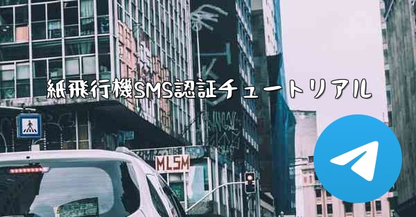 紙飛行機SMS認証チュートリアル