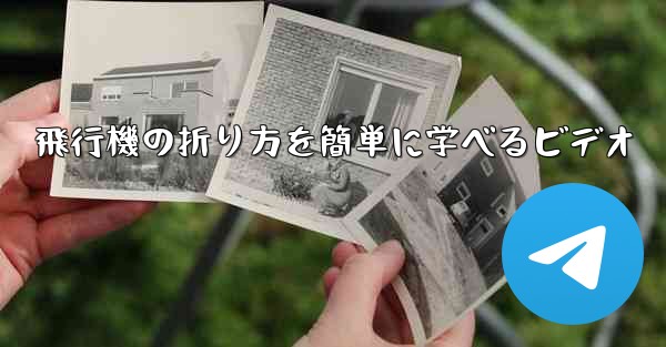 飛行機の折り方を簡単に学べるビデオ