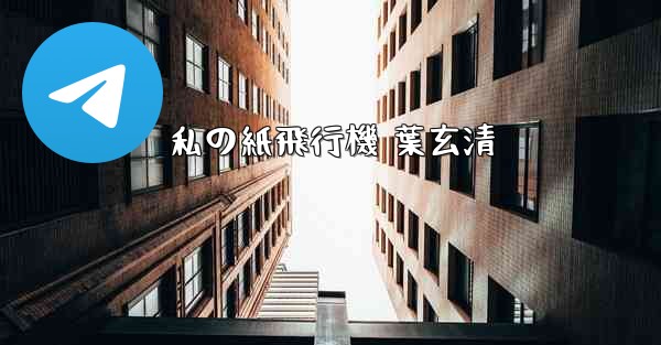 私の紙飛行機 葉玄清