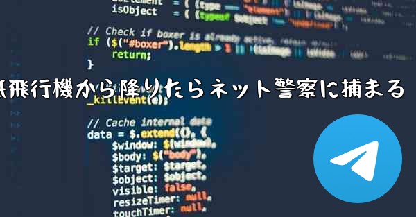 紙飛行機から降りたらネット警察に捕まる