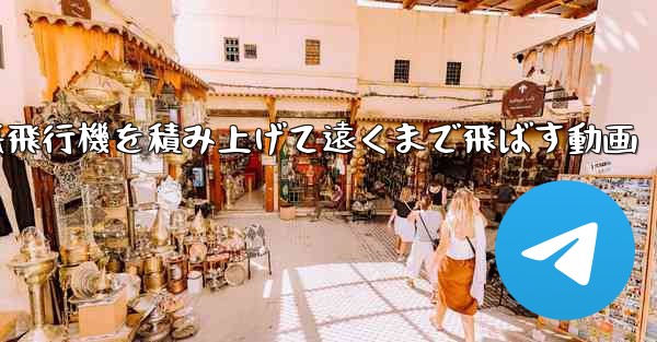 紙飛行機を積み上げて遠くまで飛ばす動画