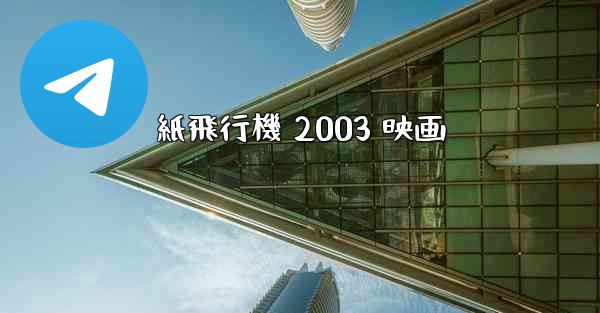 紙飛行機 2003 映画