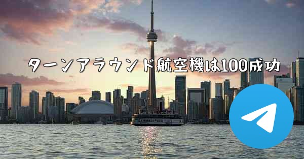 ターンアラウンド航空機は100成功