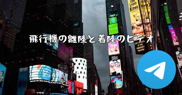 飛行機の離陸と着陸のビデオ
