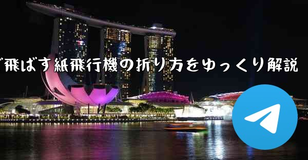 一番遠くまで飛ばす紙飛行機の折り方をゆっくり解説