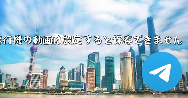 紙飛行機の動画は設定すると保存できません