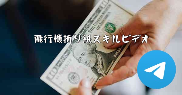 飛行機折り紙スキルビデオ
