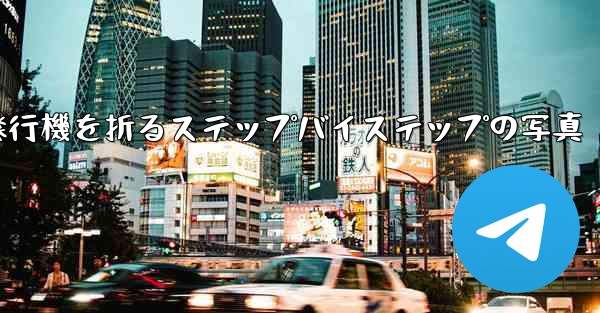 紙飛行機を折るステップバイステップの写真