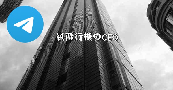 紙飛行機のCEO