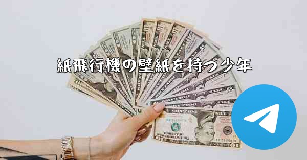 紙飛行機の壁紙を持つ少年
