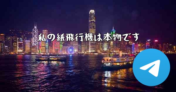 私の紙飛行機は本物です