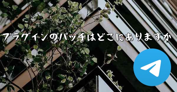 Paper Plane プラグインのパッチはどこにありますか