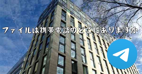 紙飛行機のビデオ ファイルは携帯電話のどこにありますか