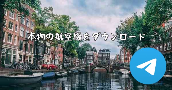 本物の航空機をダウンロード