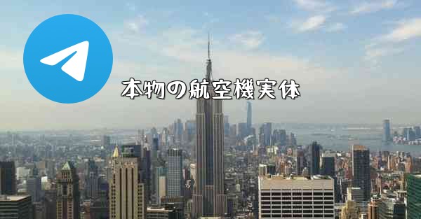 本物の航空機実体