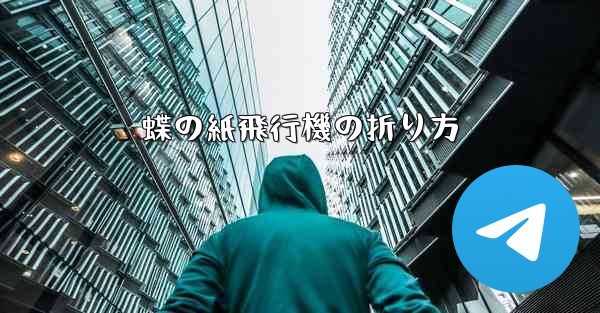 蝶の紙飛行機の折り方