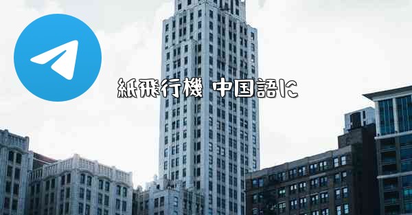 紙飛行機 中国語に