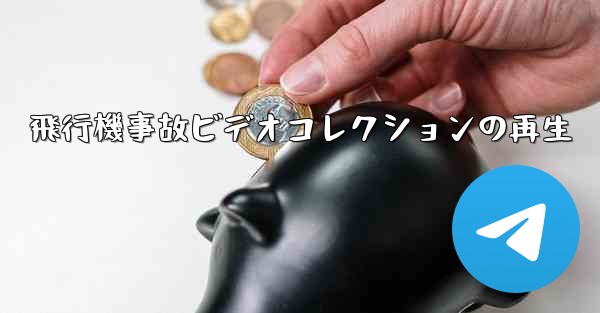 <b>飛行機事故ビデオコレクションの再生</b>