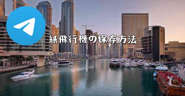 紙飛行機の保存方法