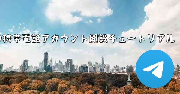 紙飛行機の携帯電話アカウント開設チュートリアル