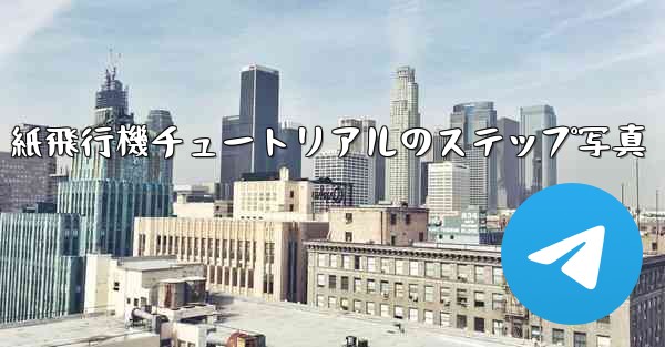 紙飛行機チュートリアルのステップ写真