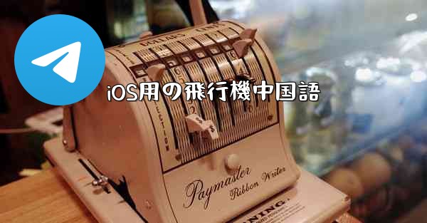 iOS用の飛行機中国語