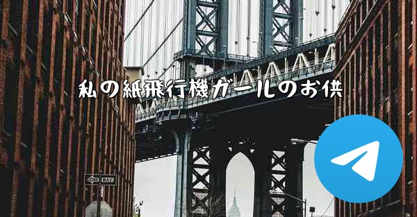 私の紙飛行機ガールのお供