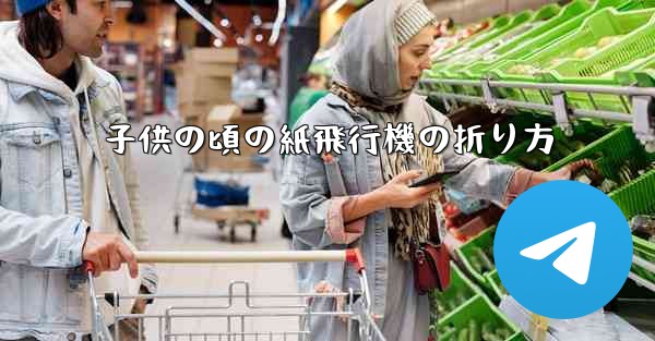 子供の頃の紙飛行機の折り方