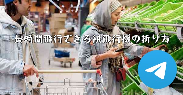 長時間飛行できる紙飛行機の折り方