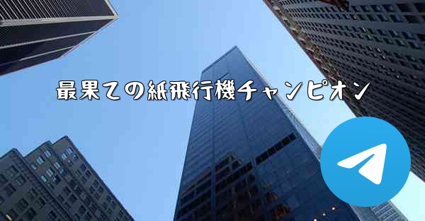 最果ての紙飛行機チャンピオン