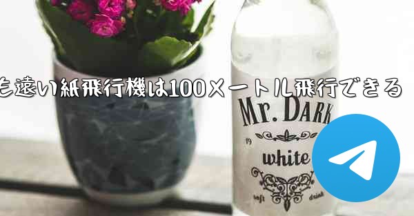 世界で最も遠い紙飛行機は100メートル飛行できる