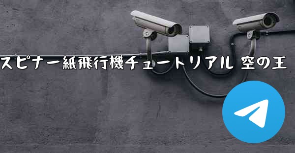 スピナー紙飛行機チュートリアル 空の王