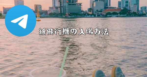 紙飛行機の入場方法