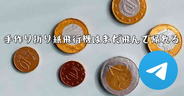 手作り折り紙飛行機はまだ飛んで帰れる