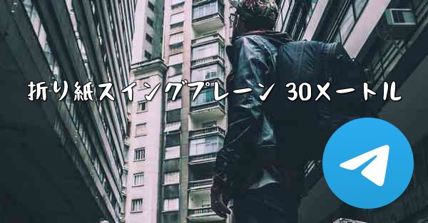 折り紙スイングプレーン 30メートル