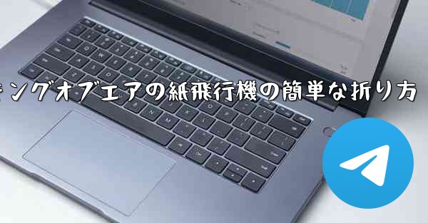 キングオブエアの紙飛行機の簡単な折り方