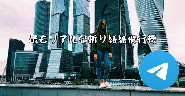 最もリアルな折り紙紙飛行機