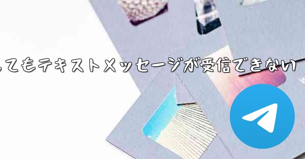 紙飛行機の番号を入力してもテキストメッセージが受信できない