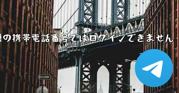 紙飛行機の携帯電話番号ではログインできません