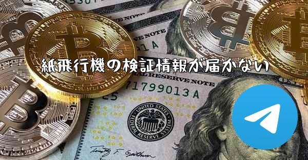 紙飛行機の検証情報が届かない