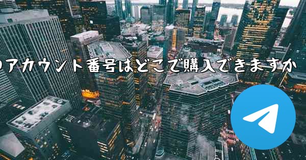紙飛行機のアカウント番号はどこで購入できますか