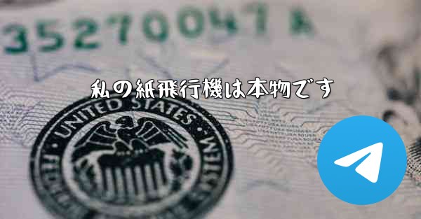 私の紙飛行機は本物です