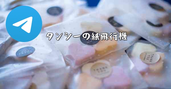 タンシーの紙飛行機