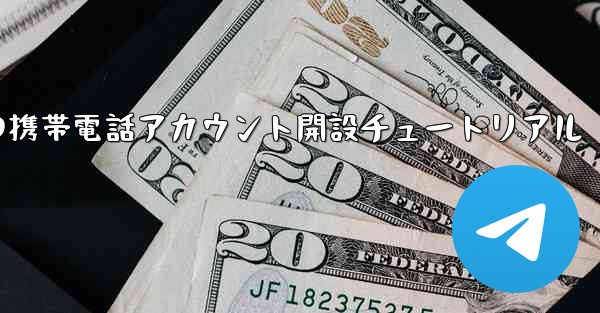 紙飛行機の携帯電話アカウント開設チュートリアル