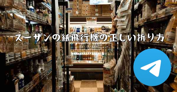 スーザンの紙飛行機の正しい折り方