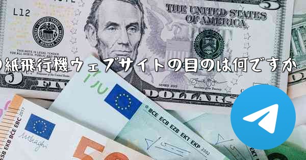 海外の紙飛行機ウェブサイトの目のは何ですか