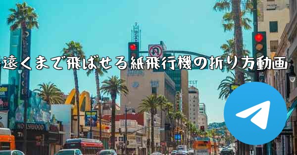 一番遠くまで飛ばせる紙飛行機の折り方動画